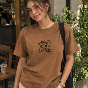 All You Need Is Coffee Brown Tee