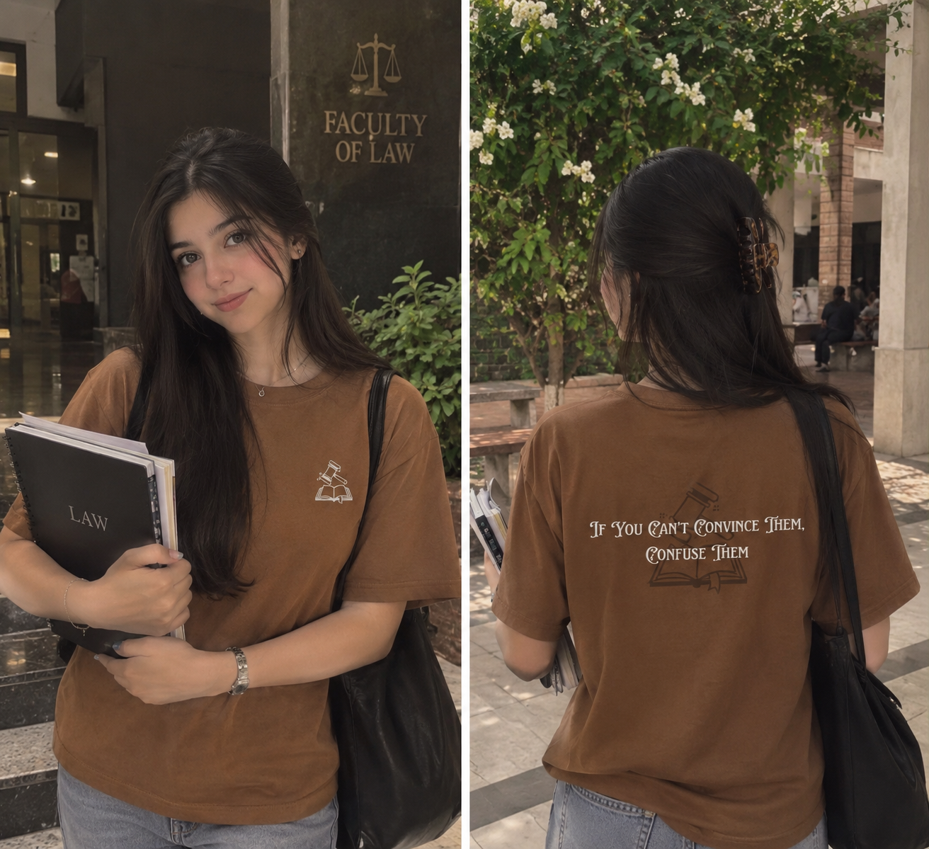 Law Brown Tee - Image 3