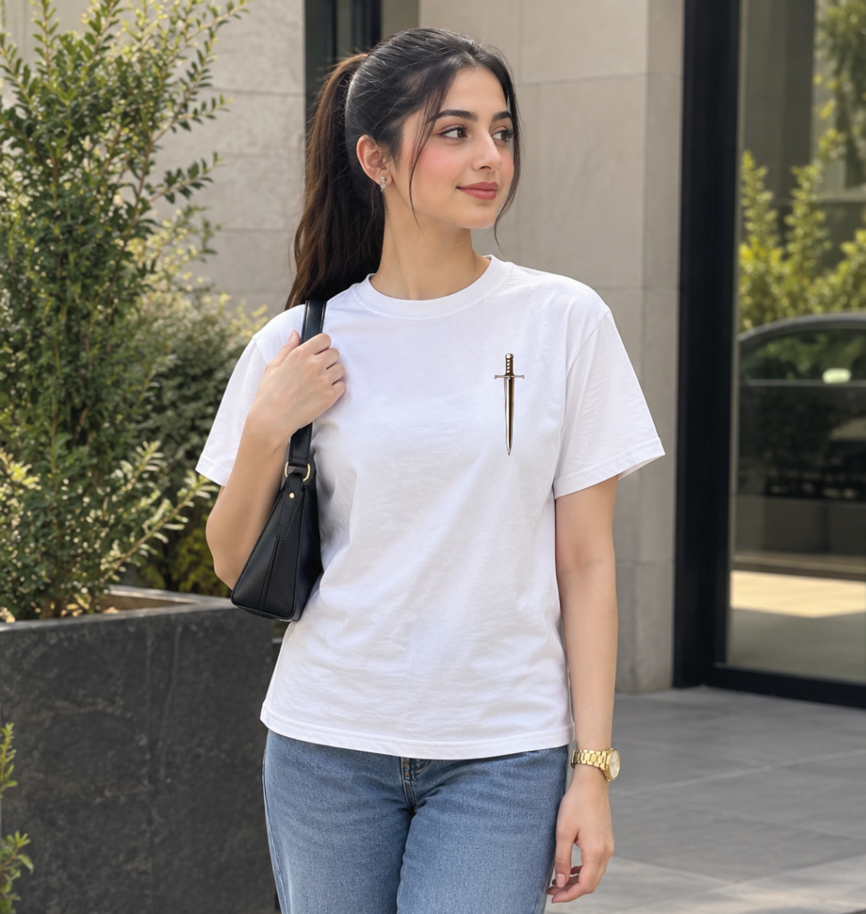 A Sword Unisex White Tee