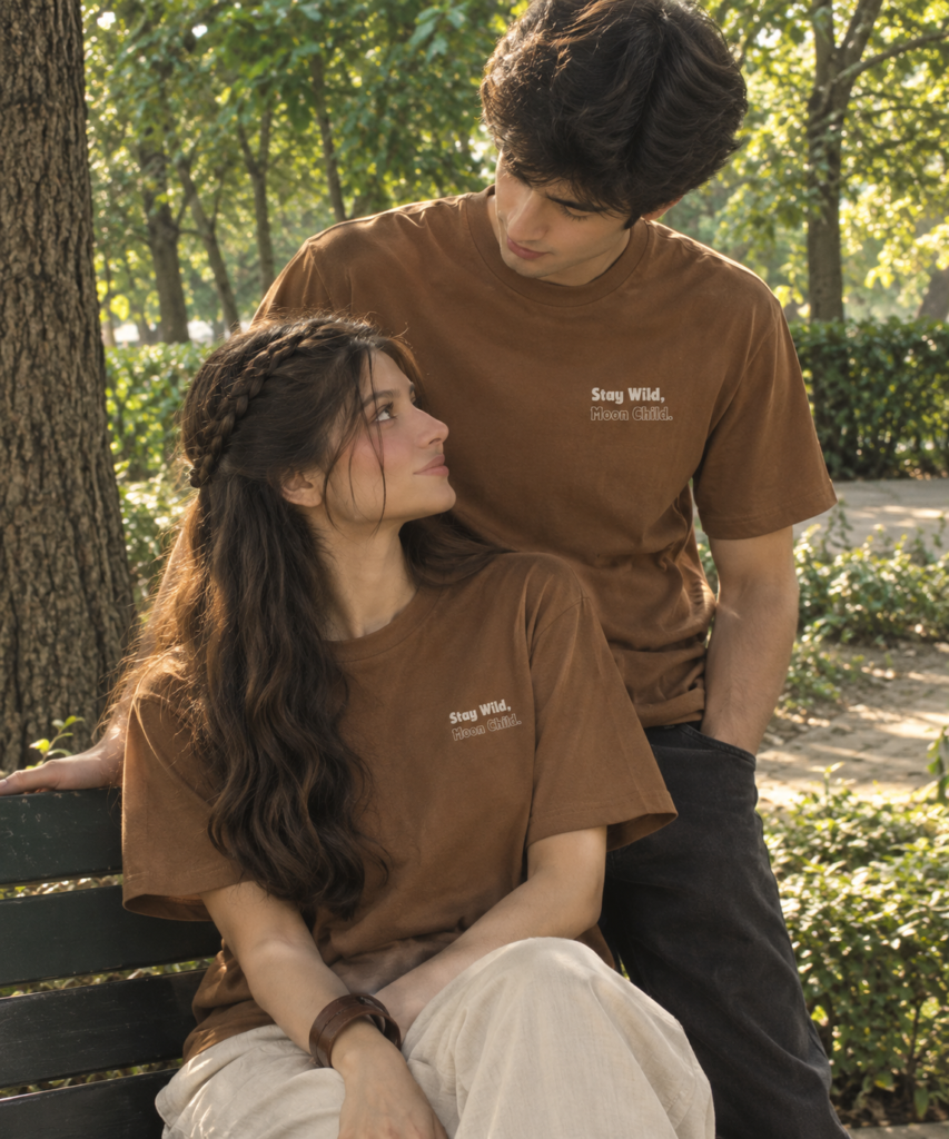 Moon Child Brown Tee