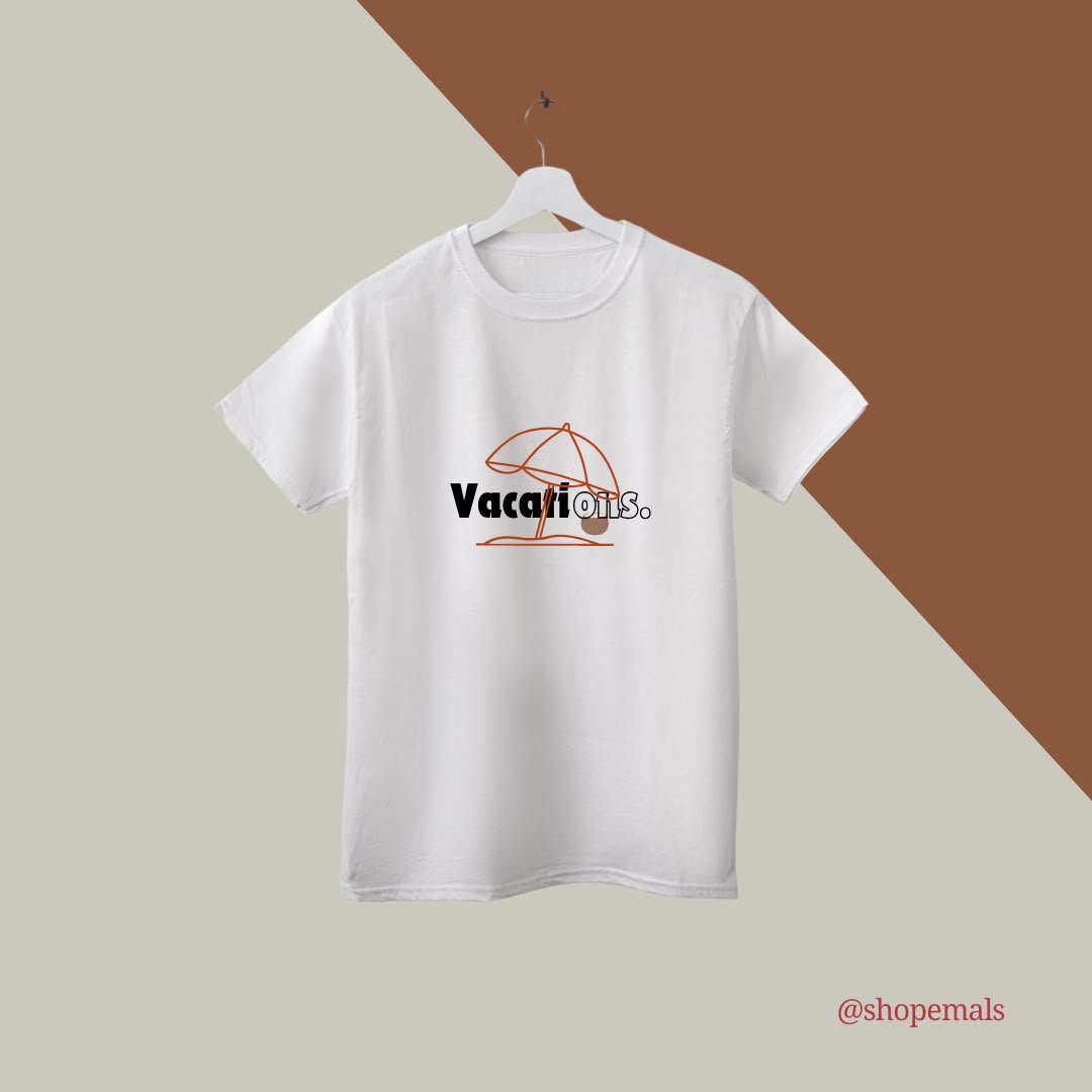 Vacations White Tee - Image 3