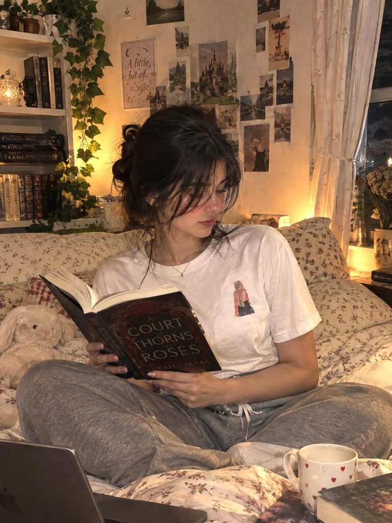When Heart Is in Flames White Tee